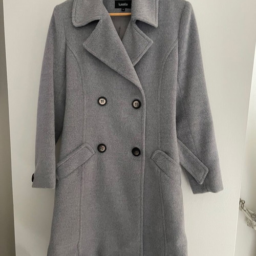 Lussile coat used, gray, size S