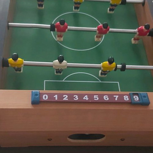 Wooden table football new and unused
