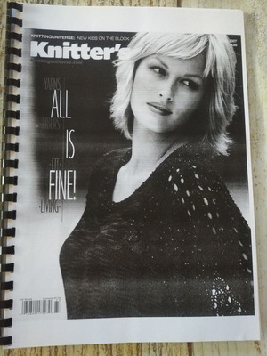 Knitter's knitting book like new, English