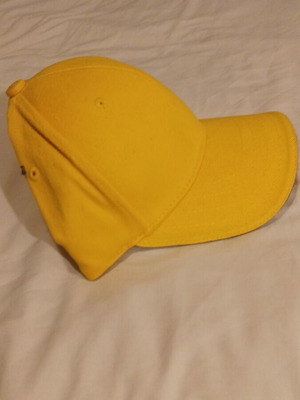 Atlantis cap new, size small medium, yellow