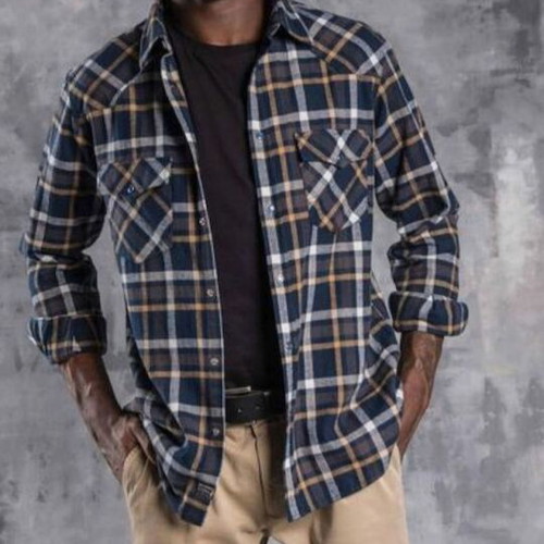 Men's plaid shirt size L like new