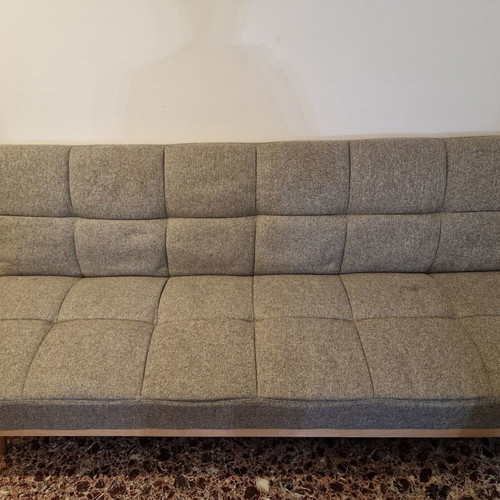 Sofa bed gray like new, 1.90×1.80 m