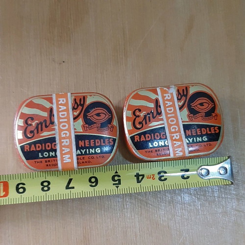 Collectible gramophone needles sealed, like new, from England