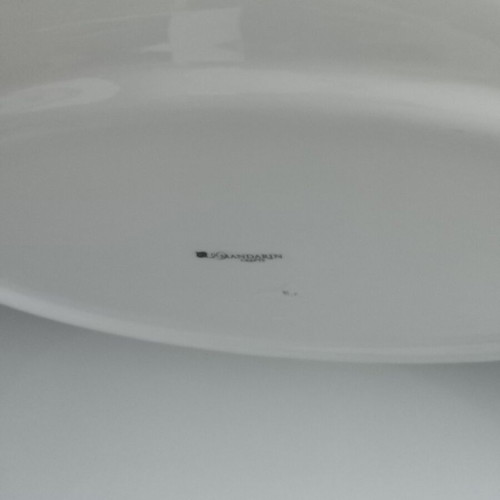 Ceramic set of sugar bowls, platter and napkin holder new
