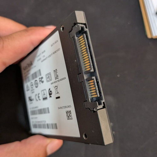 SanDisk SSD PLUS 240GB used from corporate PC