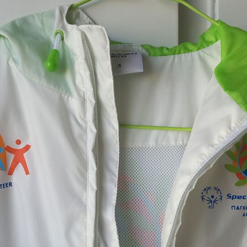 Special Olympics Athens 2011 Volunteer Windbreaker Jacket like new