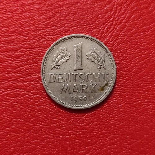 Mark Coin of West Germany used 1950 cupronickel
