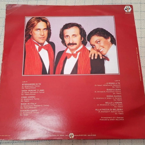 Ricchi & Poveri ...E Penso A Te LP used, pop