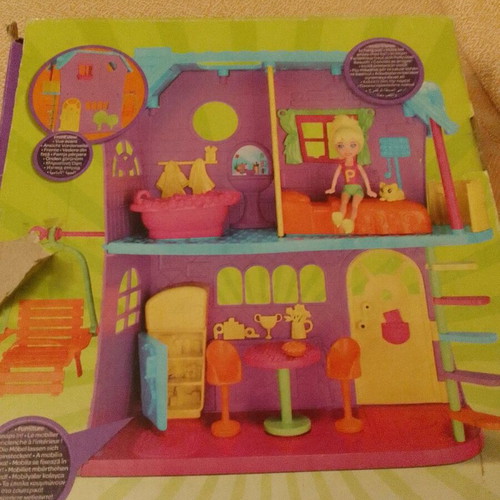 Polly Pocket Polly's House used with swing