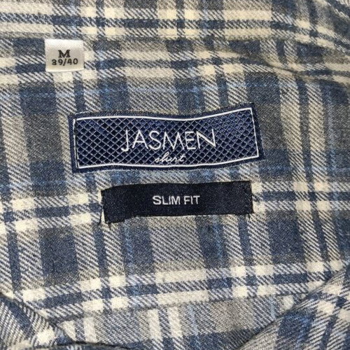 Jasmen Blue Medium Checkered Shirt used