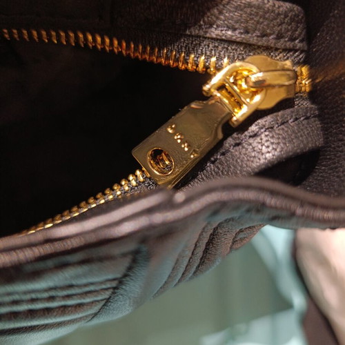 DKNY shoulder bag new, black leather with dust bag