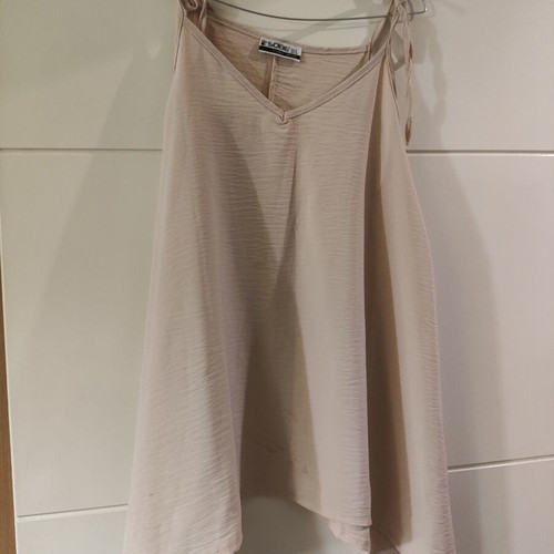 Set top and palazzo pants like new, beige