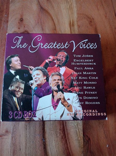  The greatest voices- sillogi me 3 cd