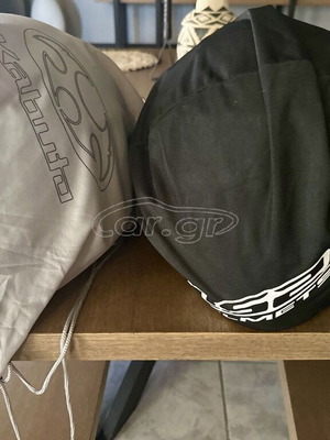 Kabuto Aeroblade 5 and LS2 Motorcycle Helmets like new with intercom and tankbag