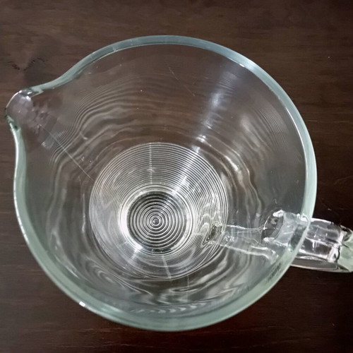 Large vintage glass water pitcher like new