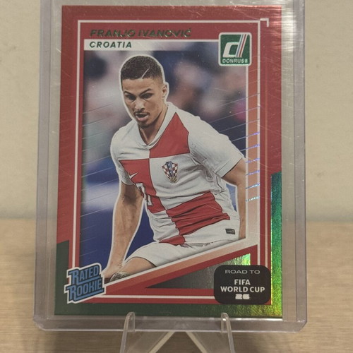 2026 Donruss Optic Road to FIFA World Cup Franjo Ivanovic Rated Rookie card