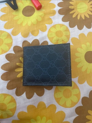 Men's wallet new, black