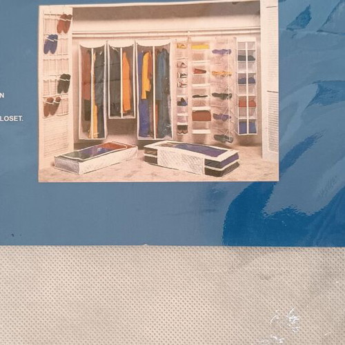 Fabric storage bag with transparent window new