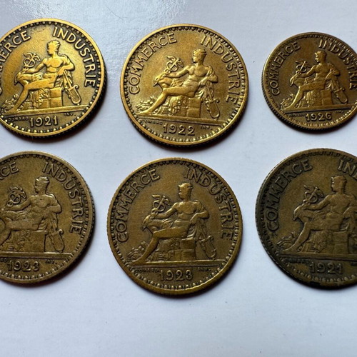 France Bon pour 1921,22,23,26 used, all together