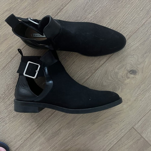 Zara ankle boots like new, size 40, black