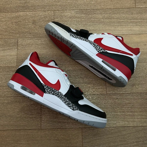 Jordan Legacy 312 Low Καινούργια Ανδρικά Sneakers Μέγεθος 44 Άσπρο Κόκκινο