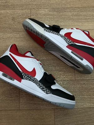 Jordan Legacy 312 Low Καινούργια Ανδρικά Sneakers Μέγεθος 44 Άσπρο Κόκκινο
