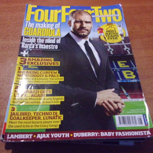 Four Four Two August 2011 Guardiola special like new