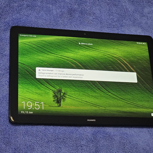 Huawei Mediapad T5 tablet 16GB used with SIM and memory card