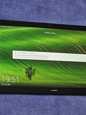 Huawei Mediapad T5 tablet 16GB used with SIM and memory card