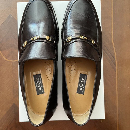 Bally shoes new, brown, made in Switzerland, size 41.5