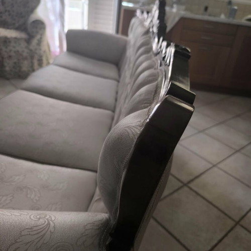 Ludovic Style Sofa And Two Large Chairs Like New