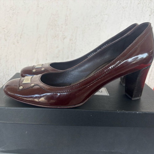 Bordo patent leather Kalogirou pumps like new, size 39, 7cm heel