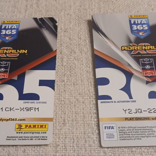 Κάρτες Panini FIFA 365 Olympiacos Giulian Biancone και Costinha, σετ 2