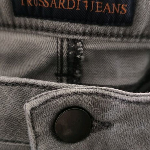 Trussardi women's elastic jeans like new, gray, size M