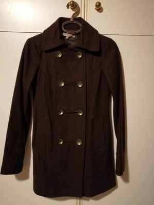 Brown coat like new, size S