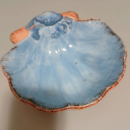 Ceramic handmade bowl with sea theme like new
