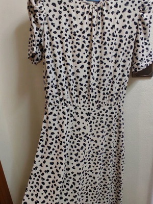 Stradivarius ankle-length dress with back opening, like new