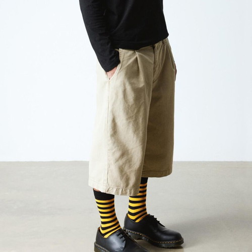 Dr Martens Organic Socks size 36-41, yellow and black thin stripe cotton blend
