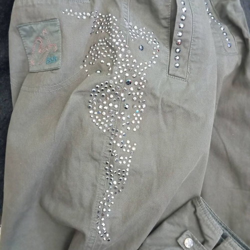 BSB Vintage Khaki Capri Pants Y2K Style Large, like new
