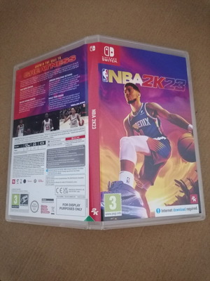 NBA 2k23 Nintendo Switch game cover used, promo display only
