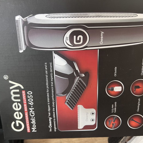 Geemy GM-6050 Hair Clipper new, original