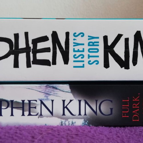 Stephen King paperback books used, Full Dark No Stars and Lisey's Story