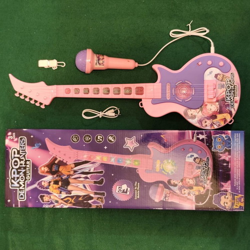 Demon Hunter kids electric guitar with microphone K-Pop