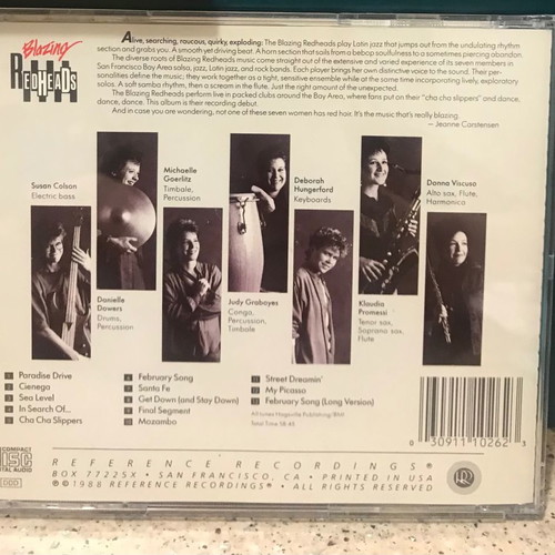 Blazing Redheads CD used, Latin