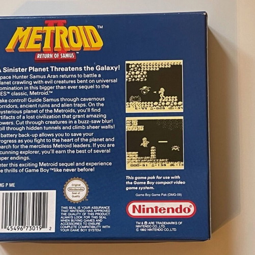 Metroid II Game Boy like new complete set