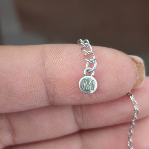 Anna Maria Mazaraki 925 silver necklace "Mama" with zirconia