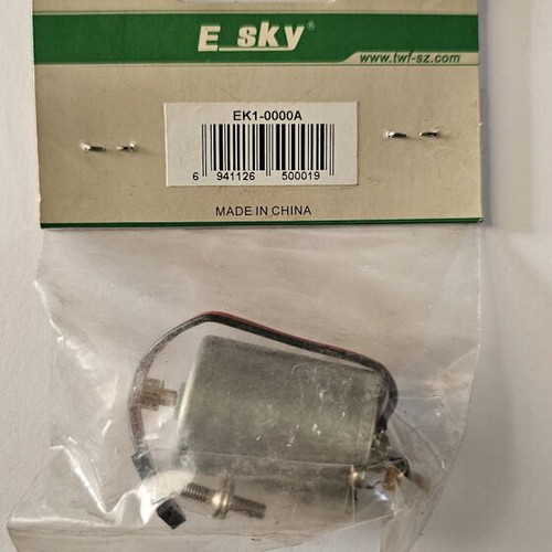 E-Sky EK1-0000A Main Motor 370 9T 0.5M pinion like new