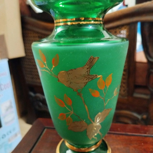 Glass vase like new, height 25cm
