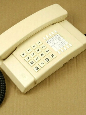 Old OTE telephone new, beige, wired
