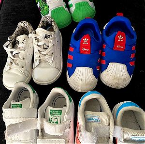 Παιδικα αθλητικα παπουτσια Adidas No 22, 24, 25, 251/2, 26